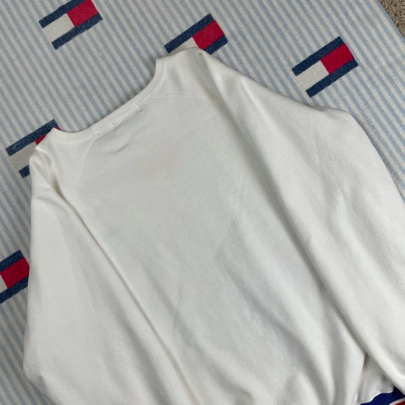 Vintage Polo By Ralph Lauren multi color cuff Crewneck Sweatshirt - Picture 14 of 15